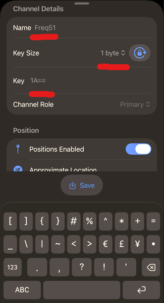 iOS: Change primary channel name